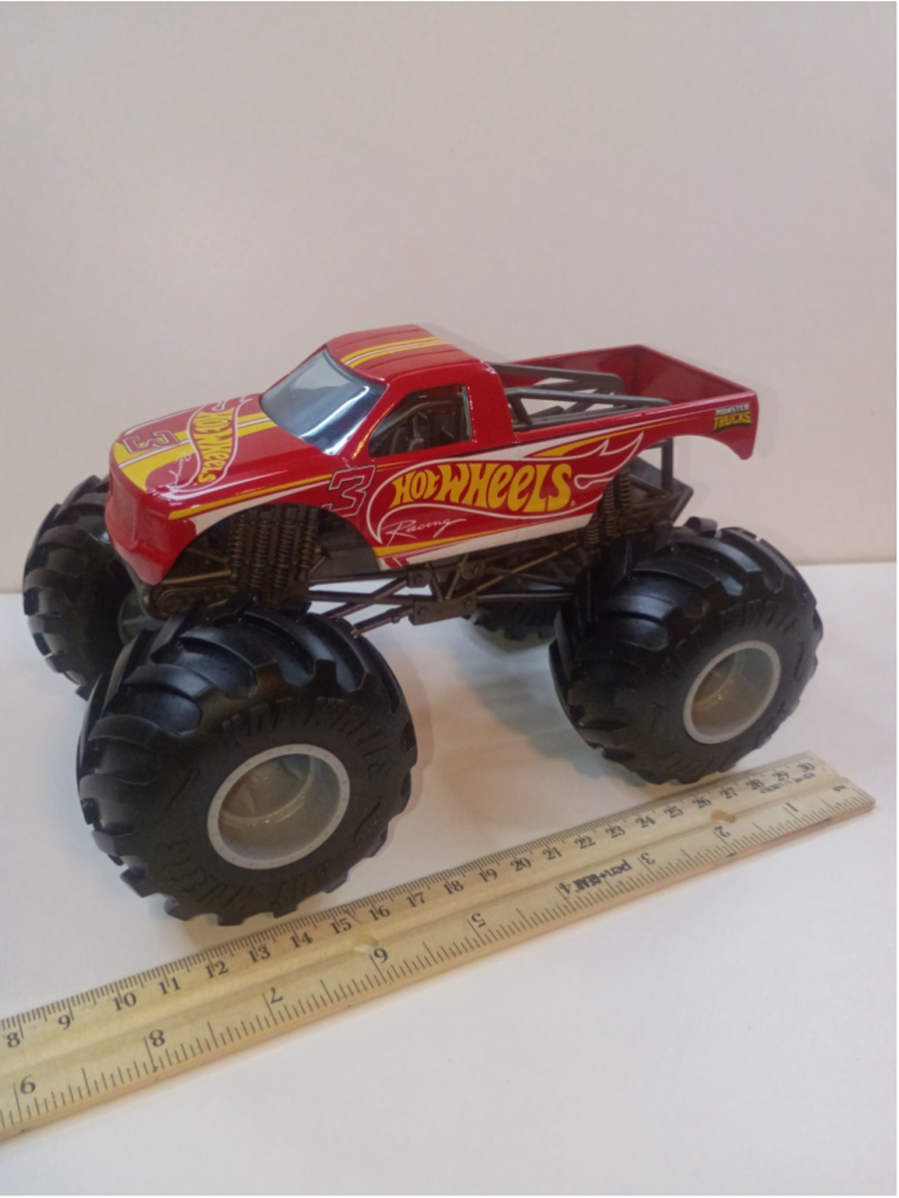 Hot Wheels monster truck number 3 Hot Wheels racing 1:24 scale